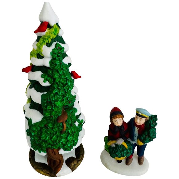 Dept 56 The Holly and the Ivy CHRISTMAS TREE Bird Couple Heritage EVENT PC 1997 - Picture 5 of 16